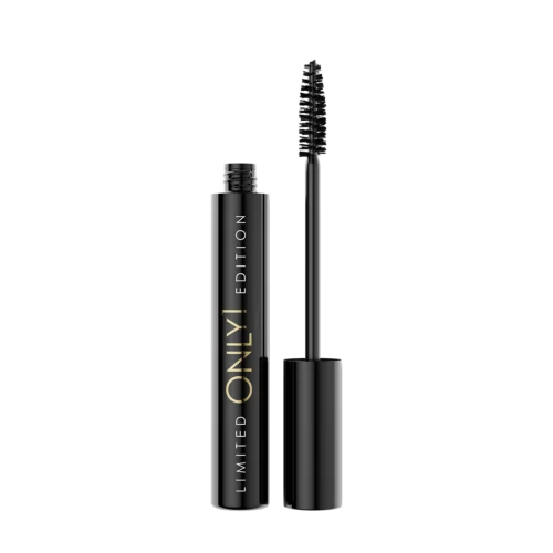 A black mascara tube with a wand applicator, labeled "Limited Edition"