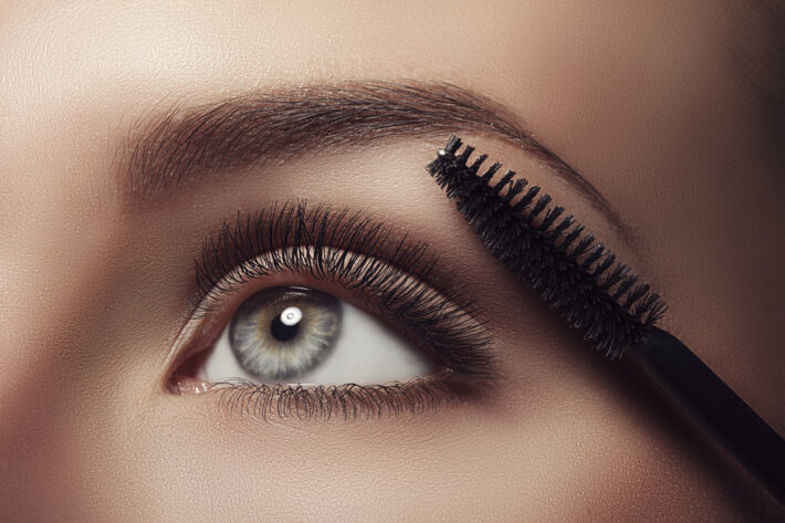 eye with mascara
